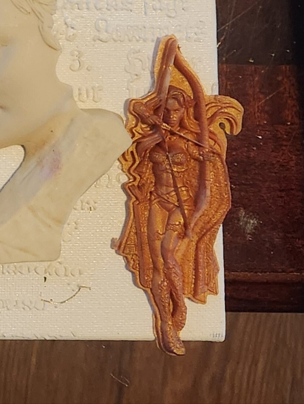 Silicone Mold with Dragons & Archer Motif